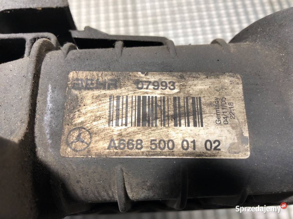 CHŁODNICA WODY AUTOSAN A6685000102 RADIATOR sprzedam