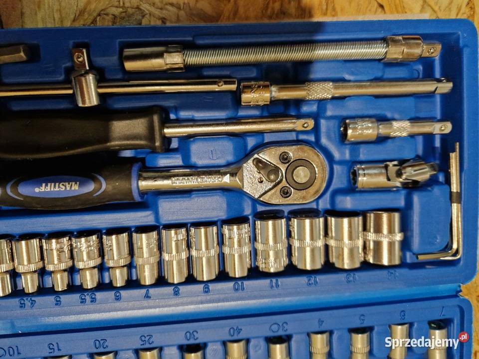 ZESTAW KLUCZY NASADOWYCH KLUCZE NASADOWE BITY wielkopolskie Głogowa