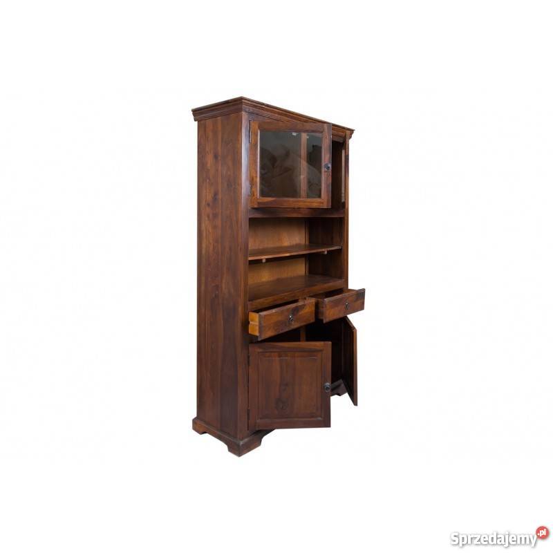 Meble indyjskie przeszklony kredens RD116A Szafy, regały, półki Warszawa sprzedam