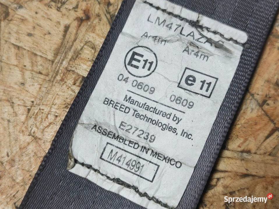 Pas Bezpieczeństwa Lewy Przód Chrysler 300M