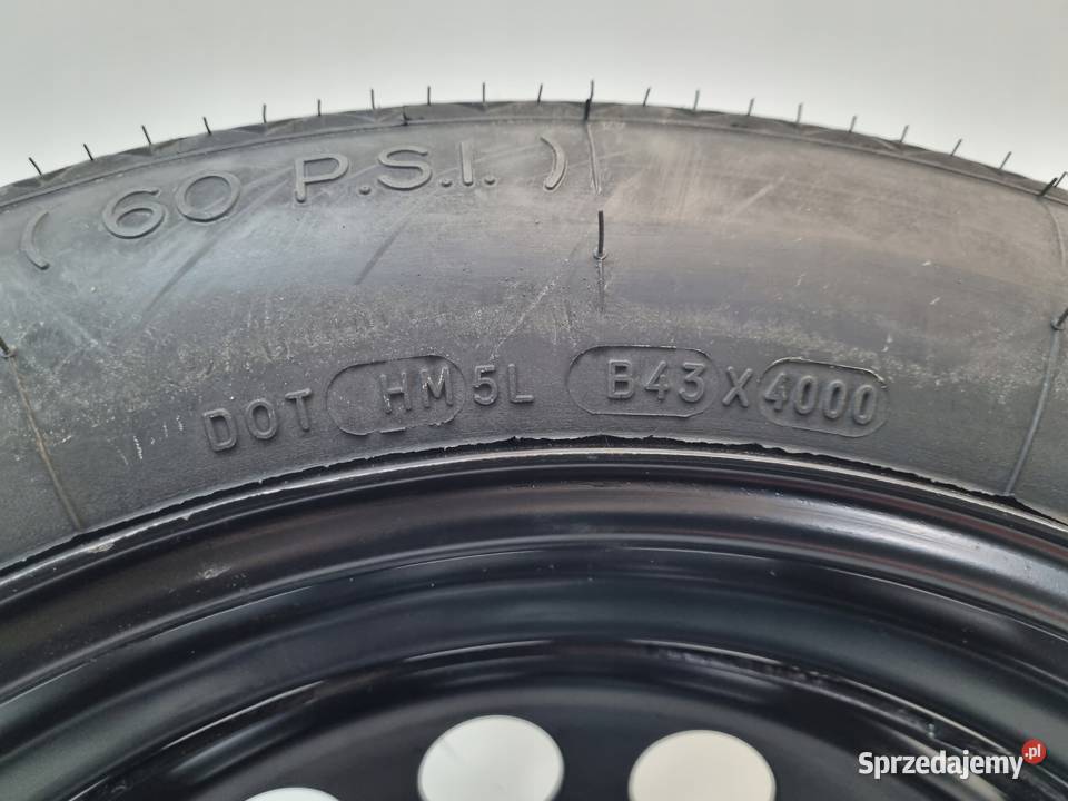 KOŁO DOJAZDOWE Volvo S80 V70 S60 I 12580 R17 lubelskie Chełm