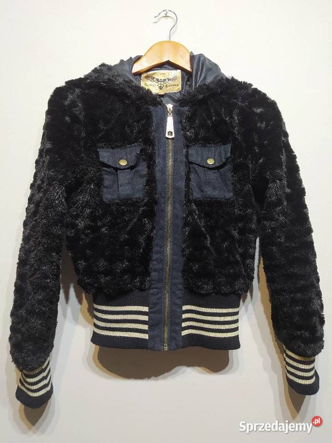 Redial Luxury M kurtka bluza futerko brązowy/beżowy Kraków