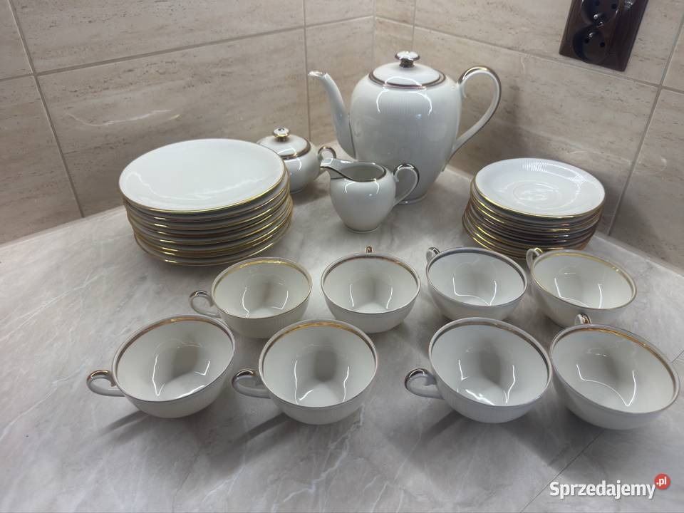 Zestaw kawowy Ecru Shumann arzberg Bavaria 8 Biłgoraj sprzedam