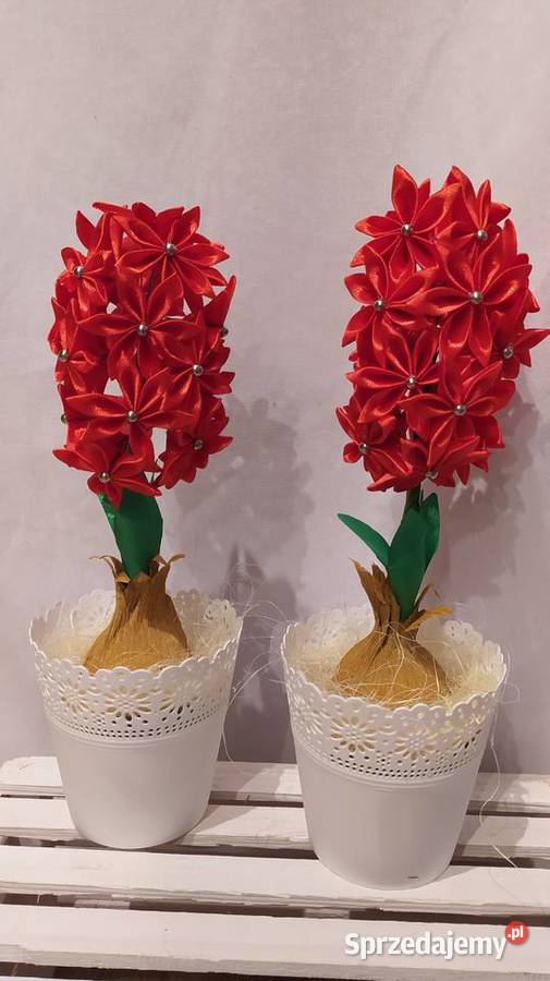 Hiacynty kwiatyhand made prezent upominki wielokolorowy podkarpackie