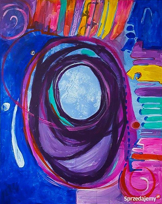 ALIEN obraz akrylowy na płótnie 100x80 artystki Katowice