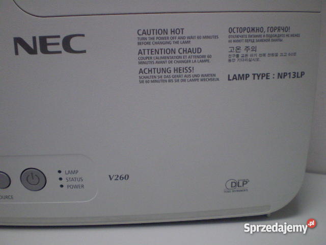 PROJEKTOR NEC V260 Kluczbork