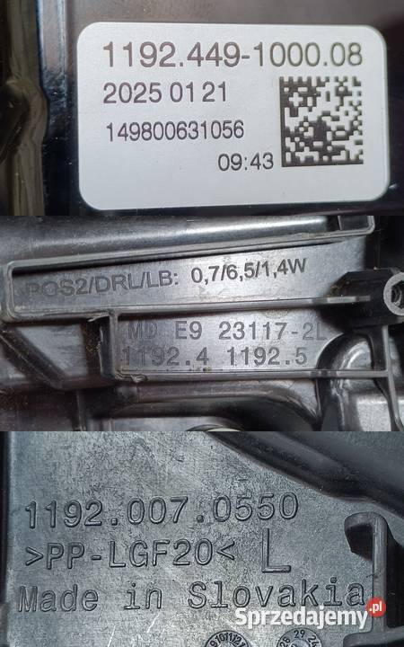 BMW 4 G22 G23 G80 G82 LAMPA LEWA LASER SHADOW Lampy przednie wielkopolskie Pleszew