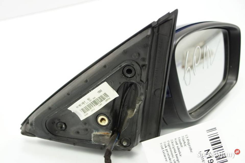 LUSTERKO PRAWE SKODA FABIA III 6V1857408F 6PIN