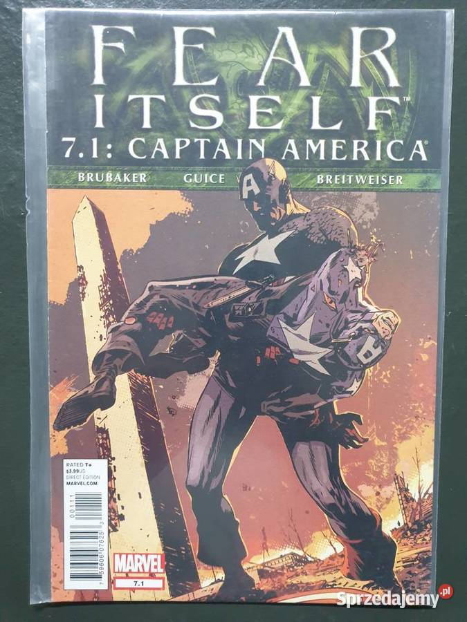 Captain America 7 oryginalnych komiksów Marvel Komiksy pomorskie Gdynia