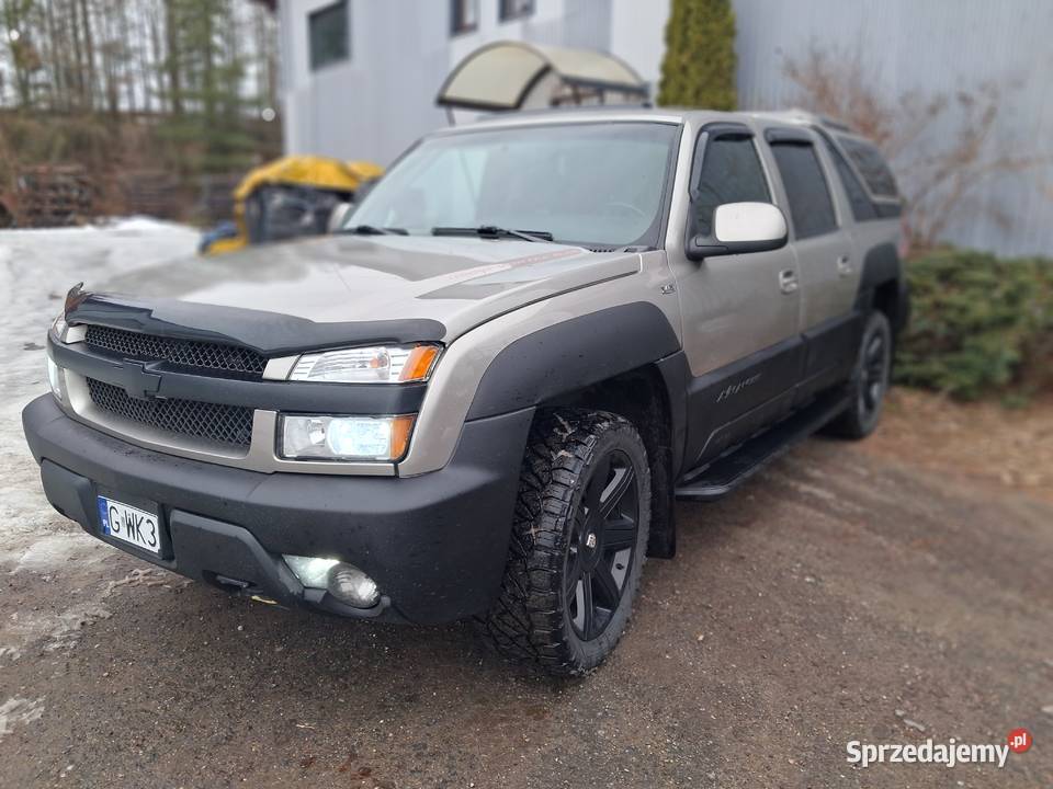 Chevrolet avalanche Z71 pickup 2003r 190 53 v8 sprowadzony pomorskie Sierakowice