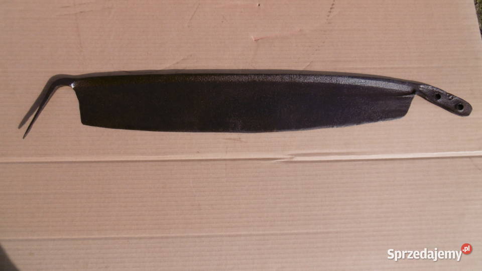 nóż do gilotyny  kuty ręcznie przedwojenny 86 cm