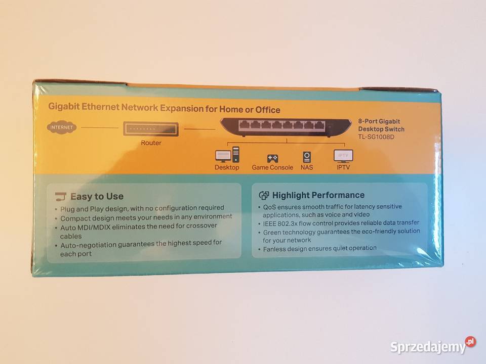 Desktop switch TPLink TLSG1008D zachodniopomorskie Szczecin