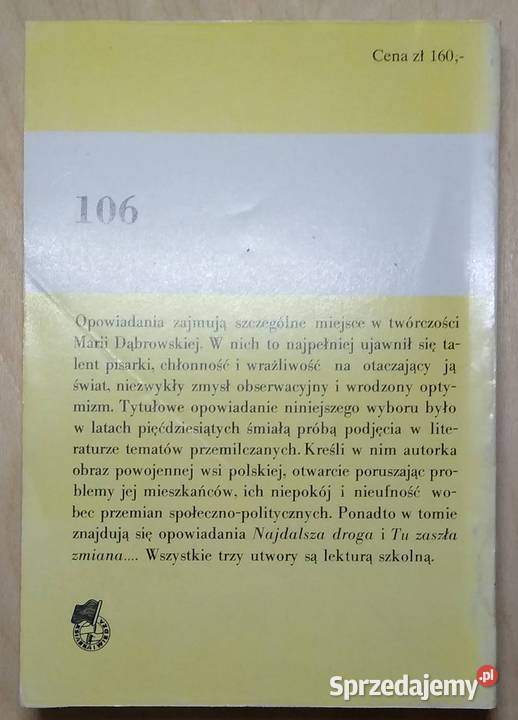 Na wsi wesele Maria Dąbrowska Gdańsk