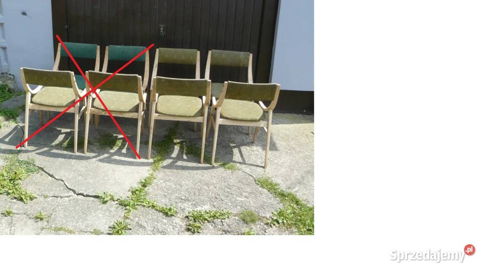 Stare krzesła skoczki proj J Kędziorek małopolskie Nowy Sącz