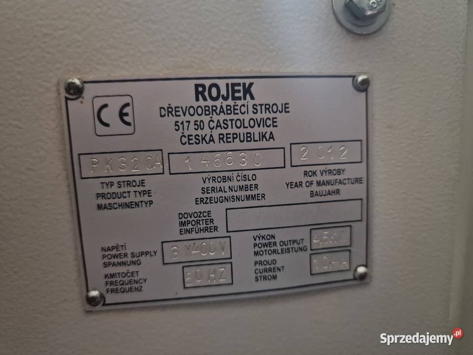 Piła formatowa z podcinakiem ROJEK PK320A lubelskie Zamość