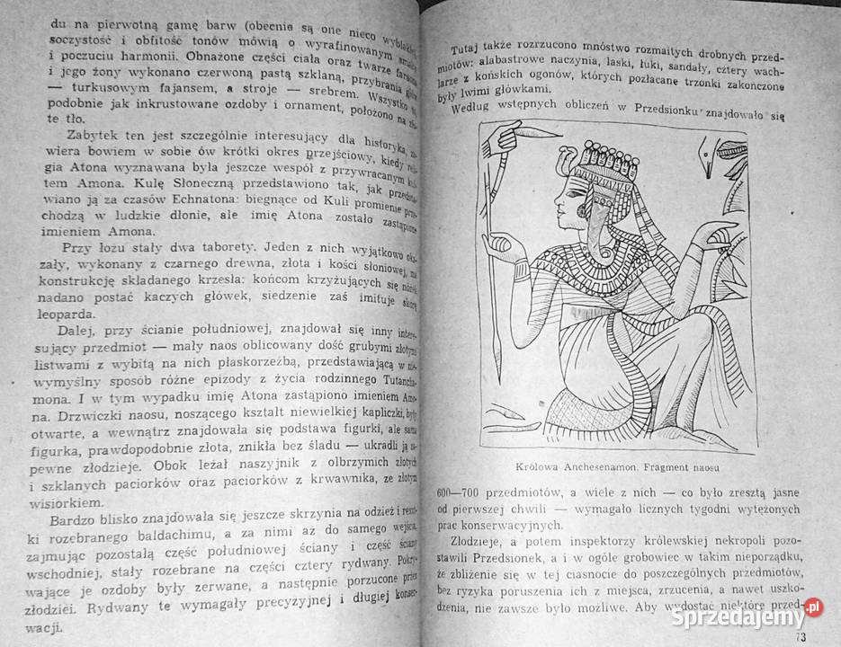 Tutanchamon i skarby jego grobowca Izydor lubelskie Chełm