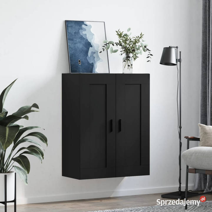 Szafka wisząca czarna 695x34x90 materiał mazowieckie Warszawa