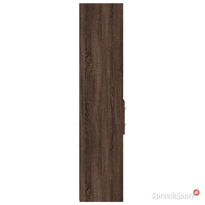 Wysoka szafka brązowy dąb 30x425x185 WM846242 Dom i Ogród mazowieckie