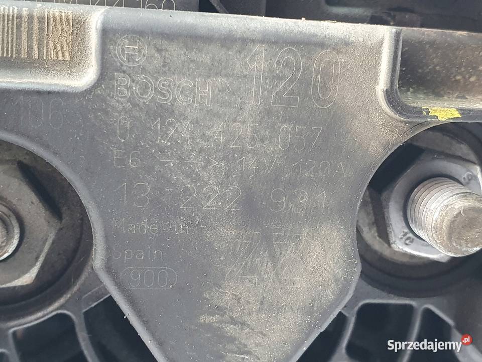 ALTERNATOR Opel Corsa D 12 16V Bosch 0124425057 lubelskie Chełm