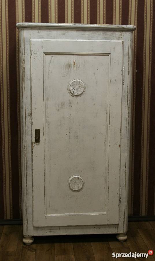 PIĘKNA SZAFA CHLEBOWA BIELONA ANTYK Marki