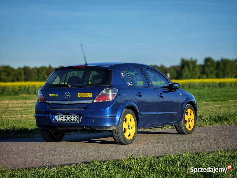 Opel Astra H 16 benzynagaz polift 2007 granatowy Świdnik sprzedam