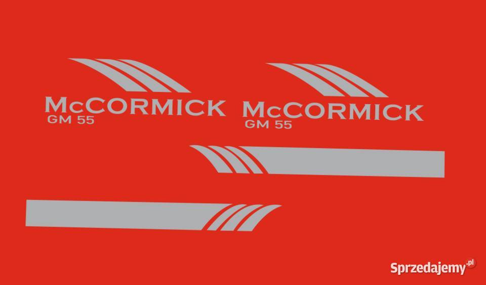 Naklejki Mccormick gm 55 super mocne kujawsko-pomorskie Bydgoszcz