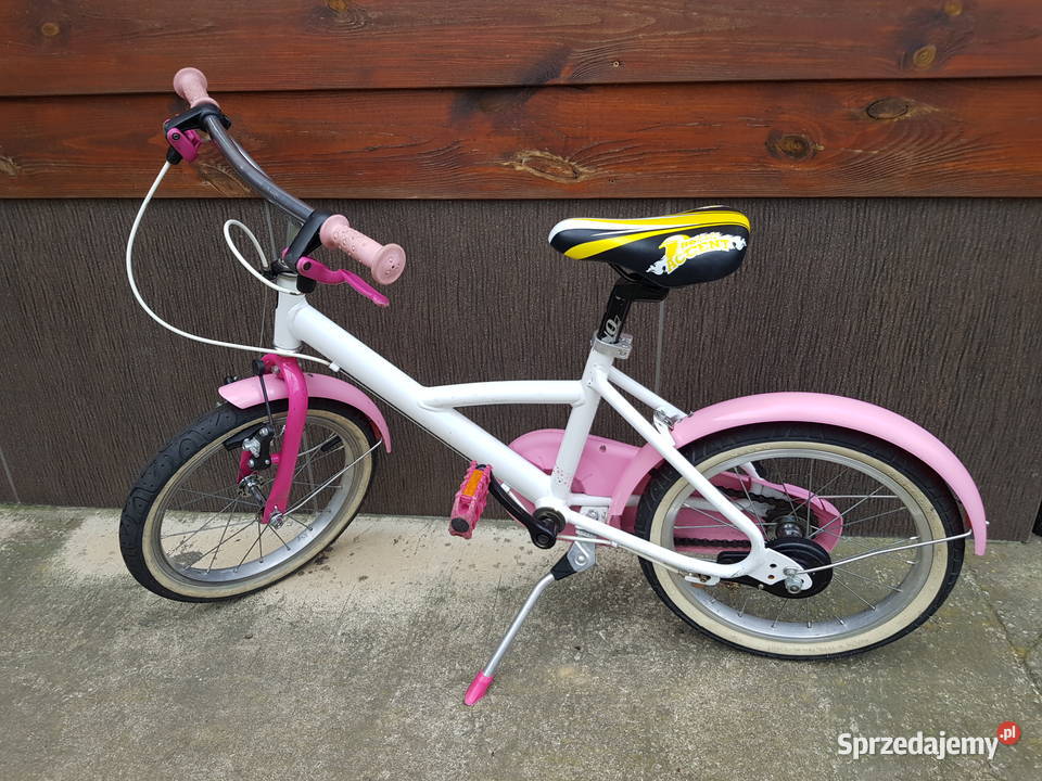 Rowerek dziecięcy białoróżowy BTwin Liloo Rowerki Warszawa