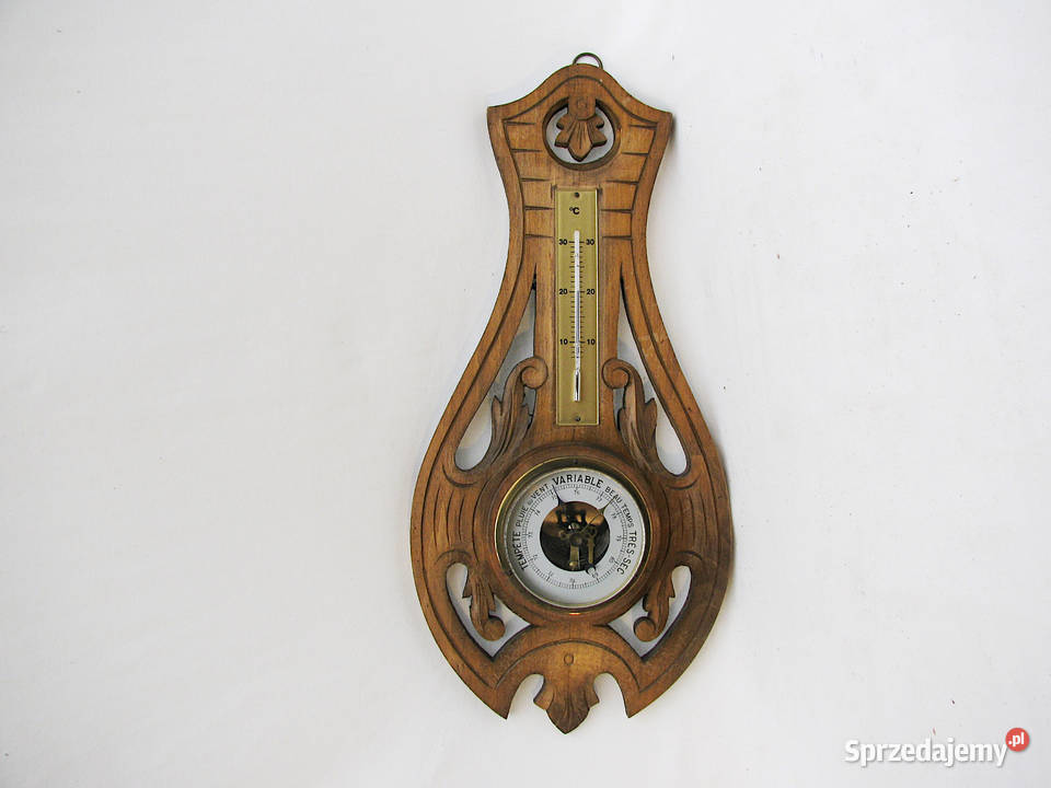 Piękny barometr Rzeźbiony II Pozostałe Szczecinek