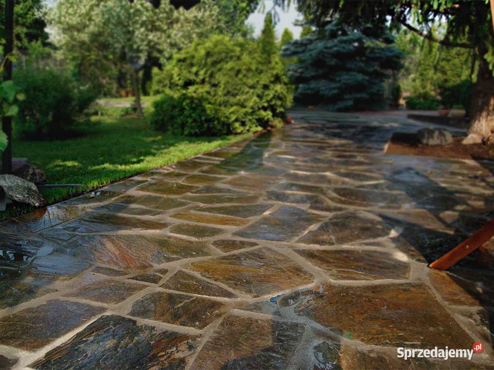 kamień na ścieżki płyty formatowe chodnik z sprzedam