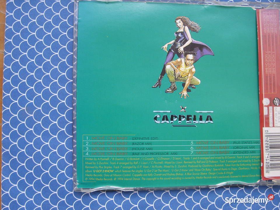 Dande singiel CD CAPELLAMOVE ON BABY 1994 CD Płyty i kasety dolnośląskie Wołów