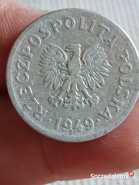 Sprzedam monetę 50 groszy 1949 lekka skrętka ttt lubelskie Chełm