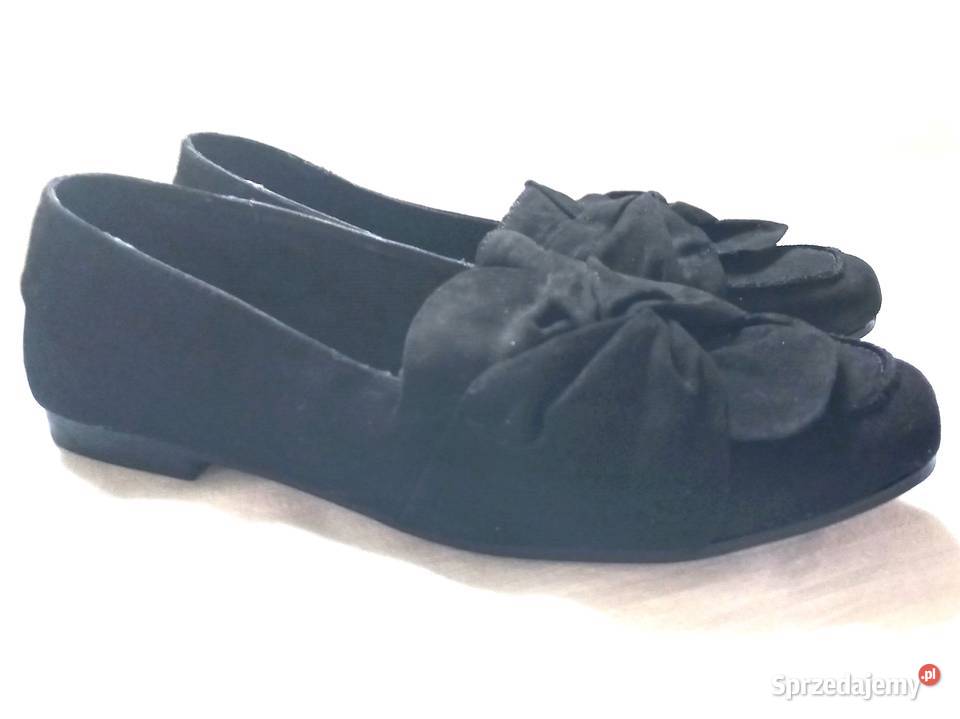 Buty damskie Lordsy czarne r 38 zamsz EKO stan