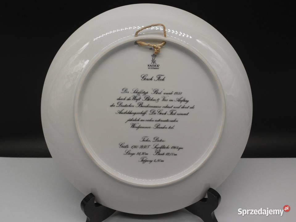 Kolekcjonerski Talerz Porcelanowy Raszków sprzedam