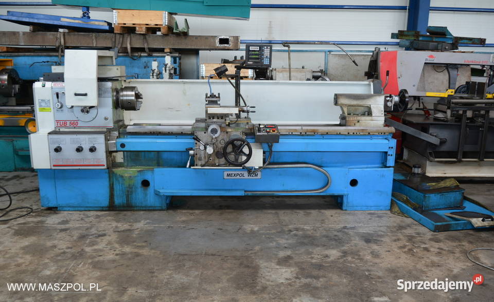 Tokarka uniwersalna TUB 560 x 2000 MEXPOL Głowno