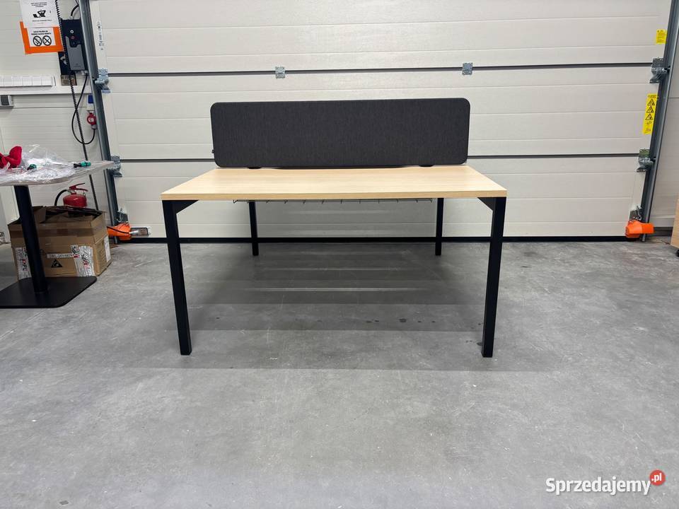Biurko mdd Ogi u Bench szary orzech czarne Kraków sprzedam