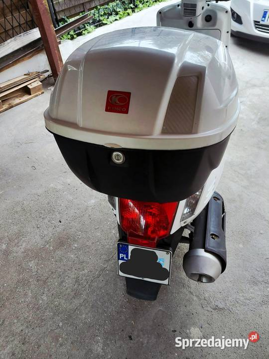 Skuter Kymco Like 125 włoski biały motocykl zarejestrowany w Polsce Przemyśl