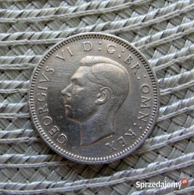 Wielka Brytania 1 Szyling 1951r Herb Angielski Kalisz