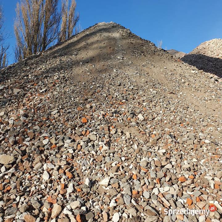 Tłuczeń ceglanobetonowy 063 mm gruz na podjazd Kórnik