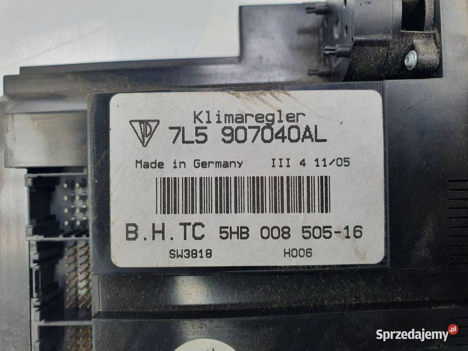 PANEL KLIMATYZACJI PORSCHE CAYENNE I 7L5907040AL sprzedam