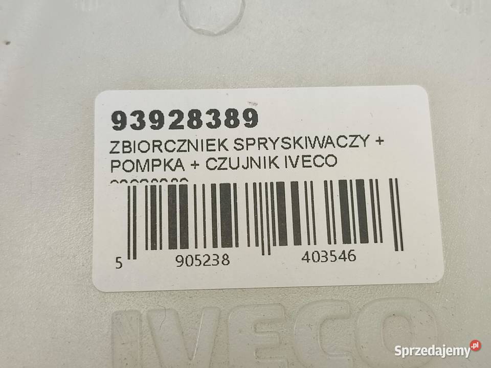 ZBIORCZNIEK SPRYSKIWACZY POMPKA CZUJNIK IVECO sprzedam
