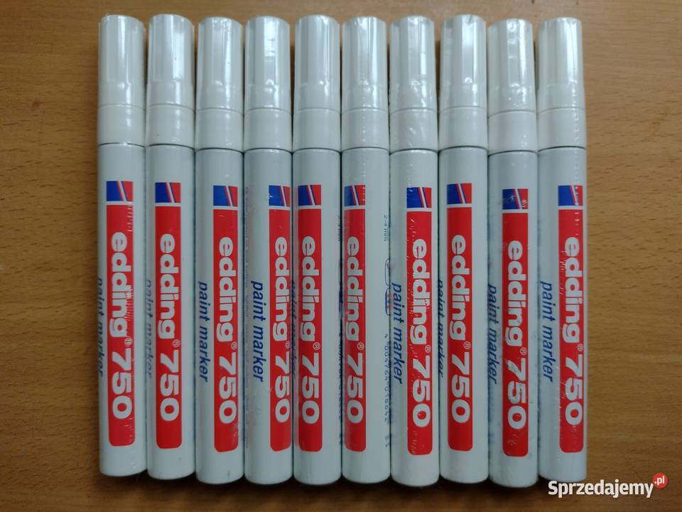 Marker olejowy Edding 750 kolor biały i czarny podkarpackie Zawierzbie