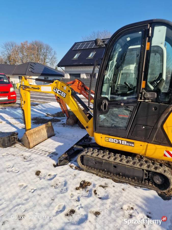 Jcb 8018 2013 Motoryzacja śląskie Chorzów