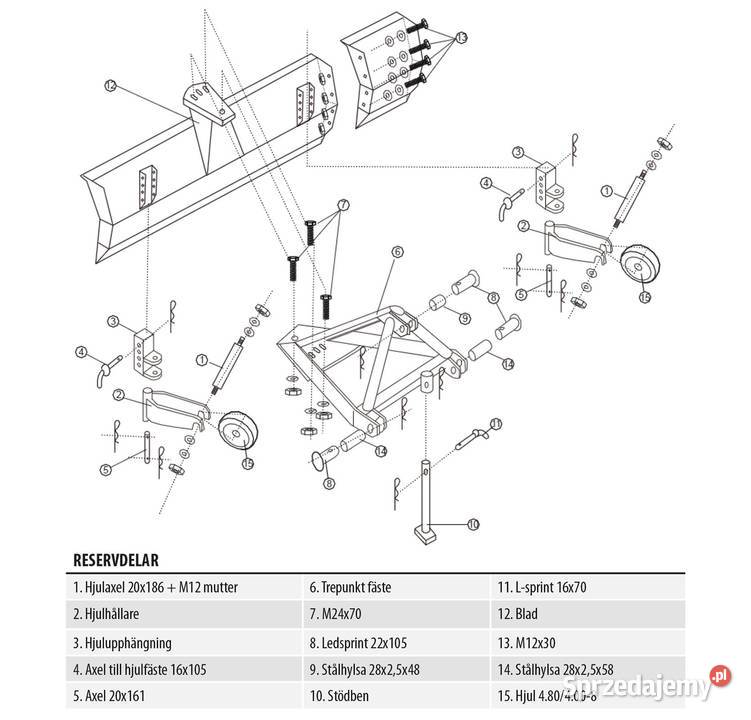 Pług do sniegu 210 Sanok