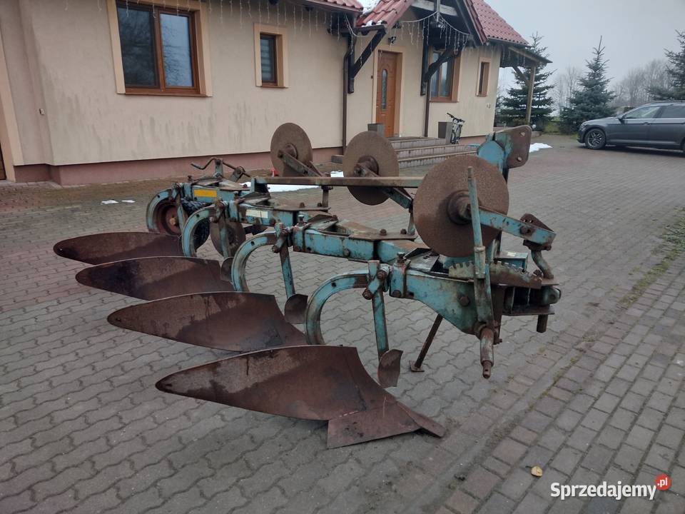 Pług 3 skibowy obrotowy kverneland model f super Sośno sprzedam