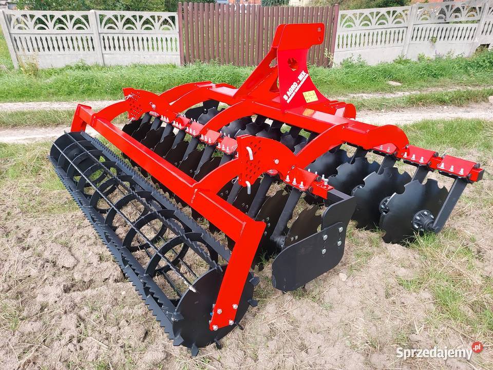 Brona talerzowa ciężka solidna konstrukcja Szczekociny