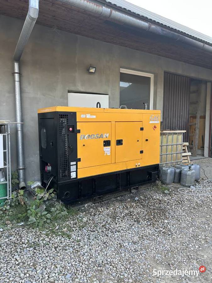 Agregat prądotwórczy Doosan 60 kVA z silnikiem małopolskie Bystra Podhalańska
