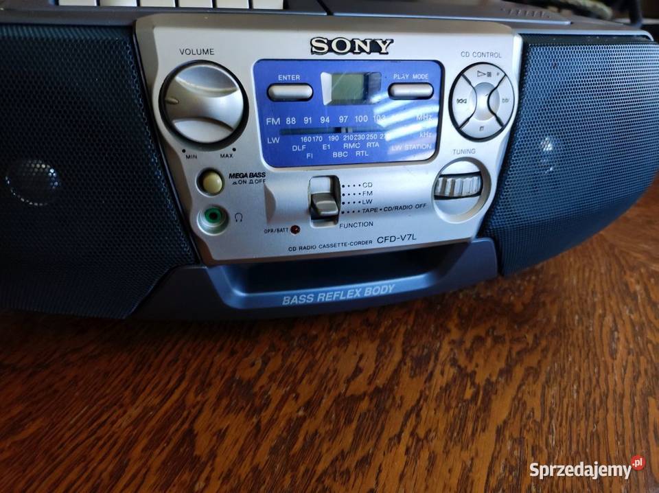 kultowy radio odtwarzacz Sony CFDV7L Boombox Kielce