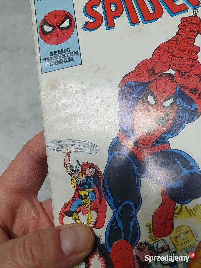 The Amazing SpiderMan TMSemic 1990 pierwszy Gdynia