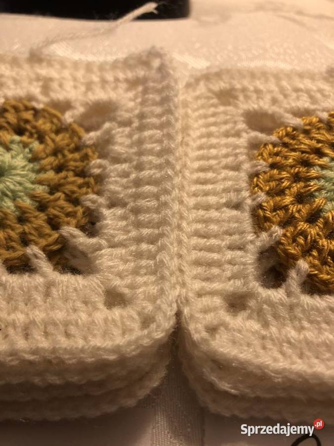 kwadrat babuni kwiaty poduszka narzuta95100 Poduszki dekoracyjne