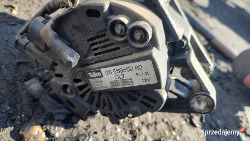 Alternator Peugeot 206 lift 14 benzyna Układ elektryczny silnika Książ Wielkopolski